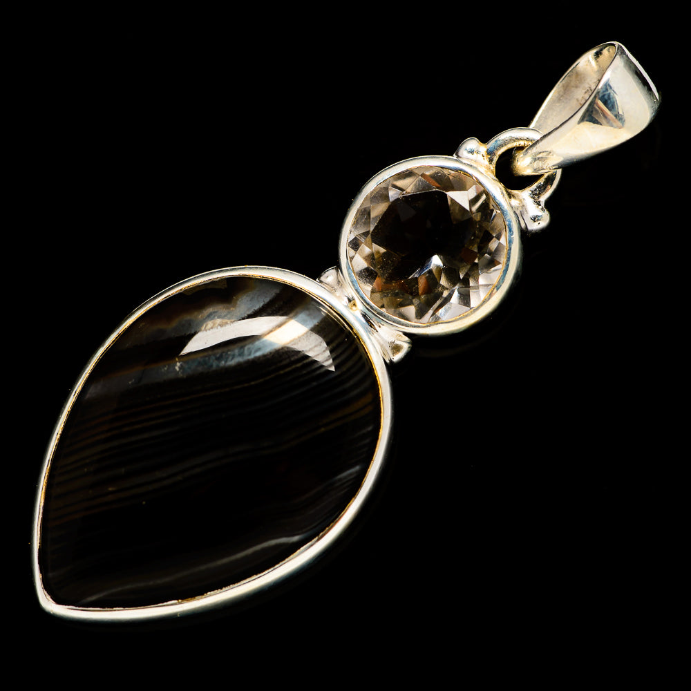 Psilomelane Pendants handcrafted by Ana Silver Co - PD732181