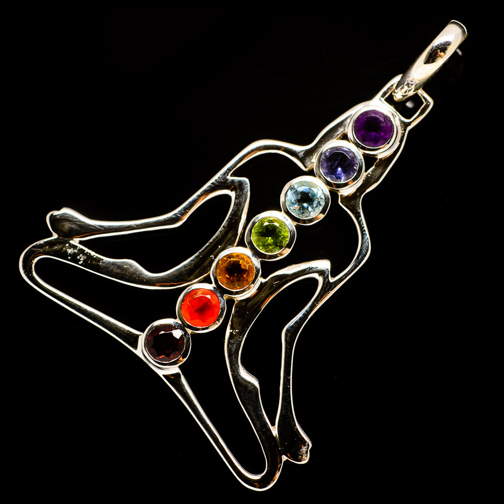 Multi-Stone Chakra Pendants handcrafted by Ana Silver Co - PD732183