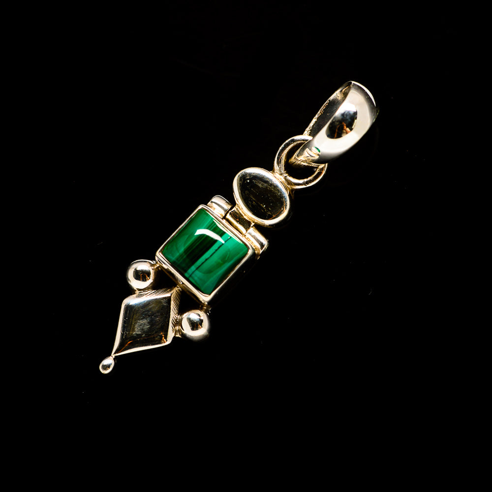 Malachite Pendants handcrafted by Ana Silver Co - PD732232