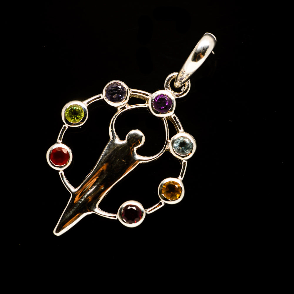 Multi-Stone Chakra Pendants handcrafted by Ana Silver Co - PD732368