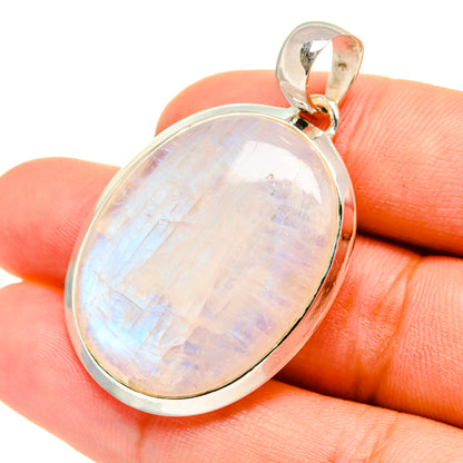 Rainbow Moonstone Pendants handcrafted by Ana Silver Co - PD7324