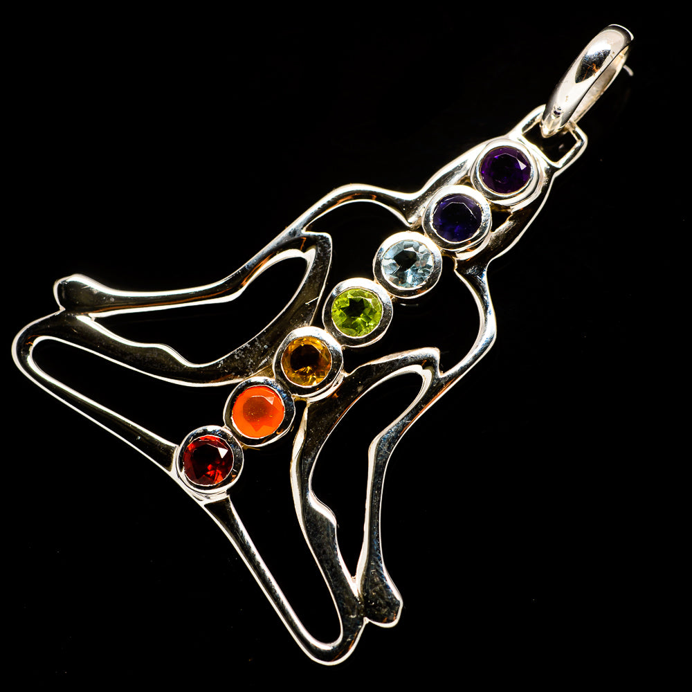 Multi-Stone Chakra Pendants handcrafted by Ana Silver Co - PD732652