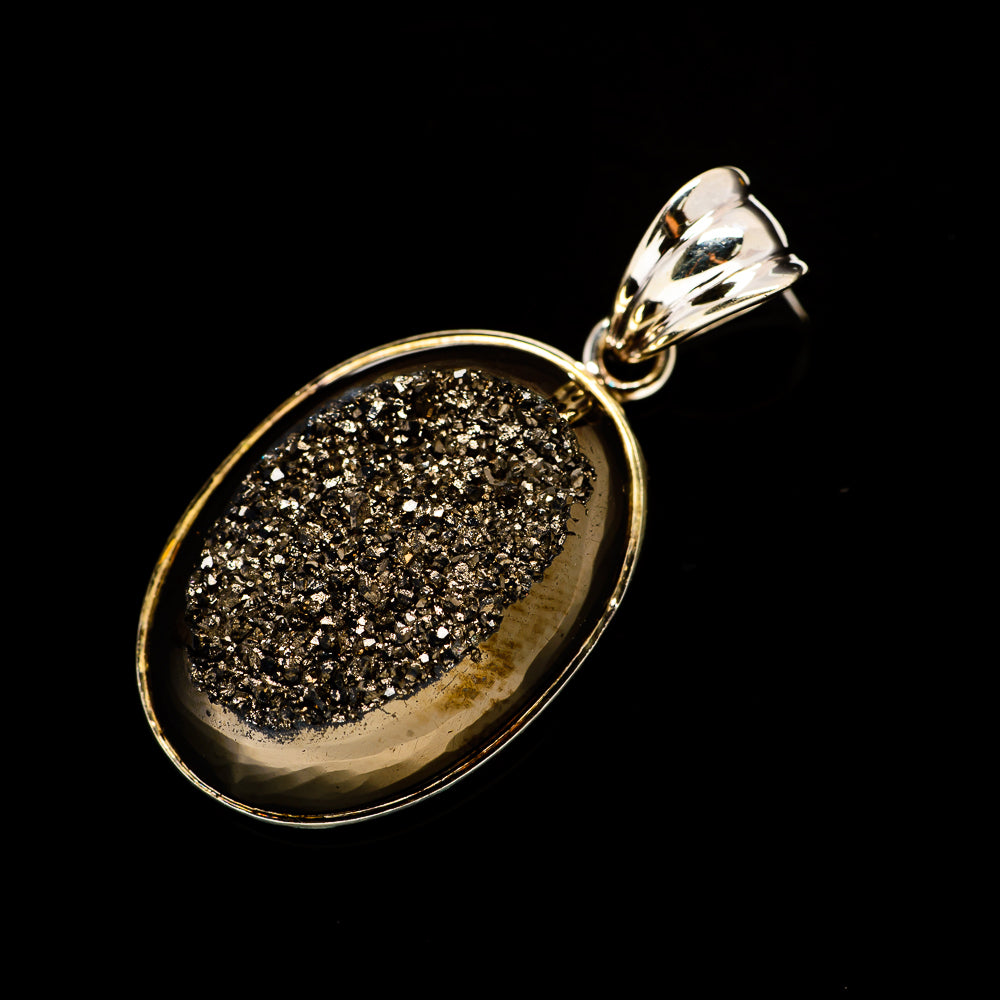 Metallic Druzy Pendants handcrafted by Ana Silver Co - PD732654