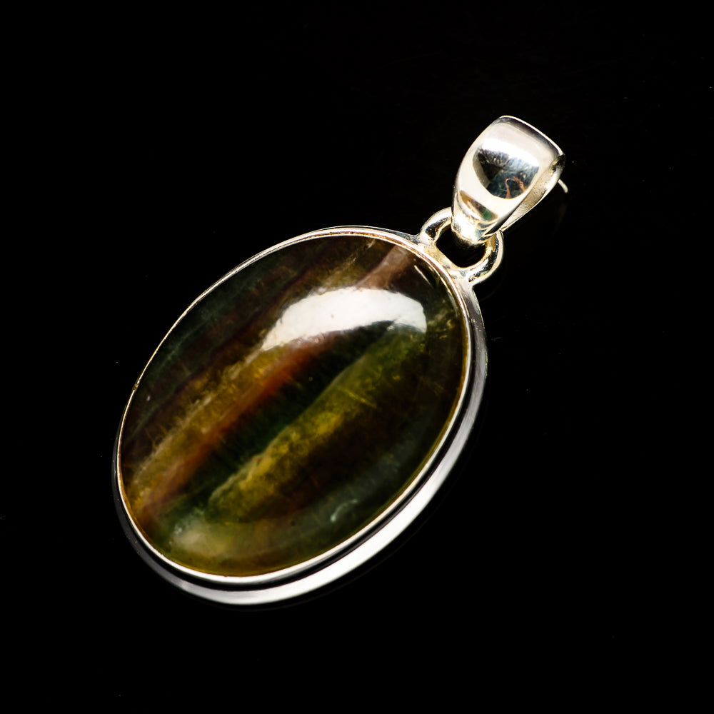 Green Fluorite Pendants handcrafted by Ana Silver Co - PD732657