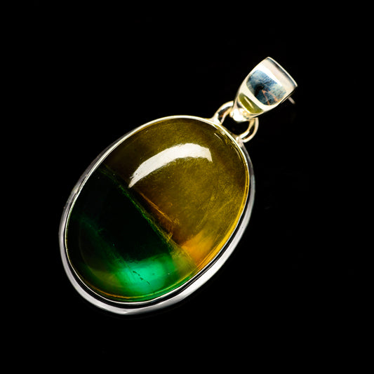 Green Fluorite Pendants handcrafted by Ana Silver Co - PD732729