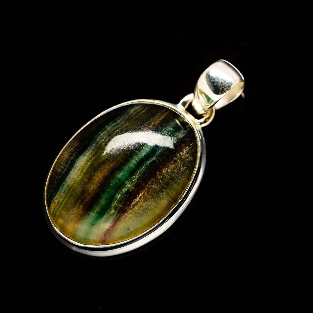 Green Fluorite Pendants handcrafted by Ana Silver Co - PD732762
