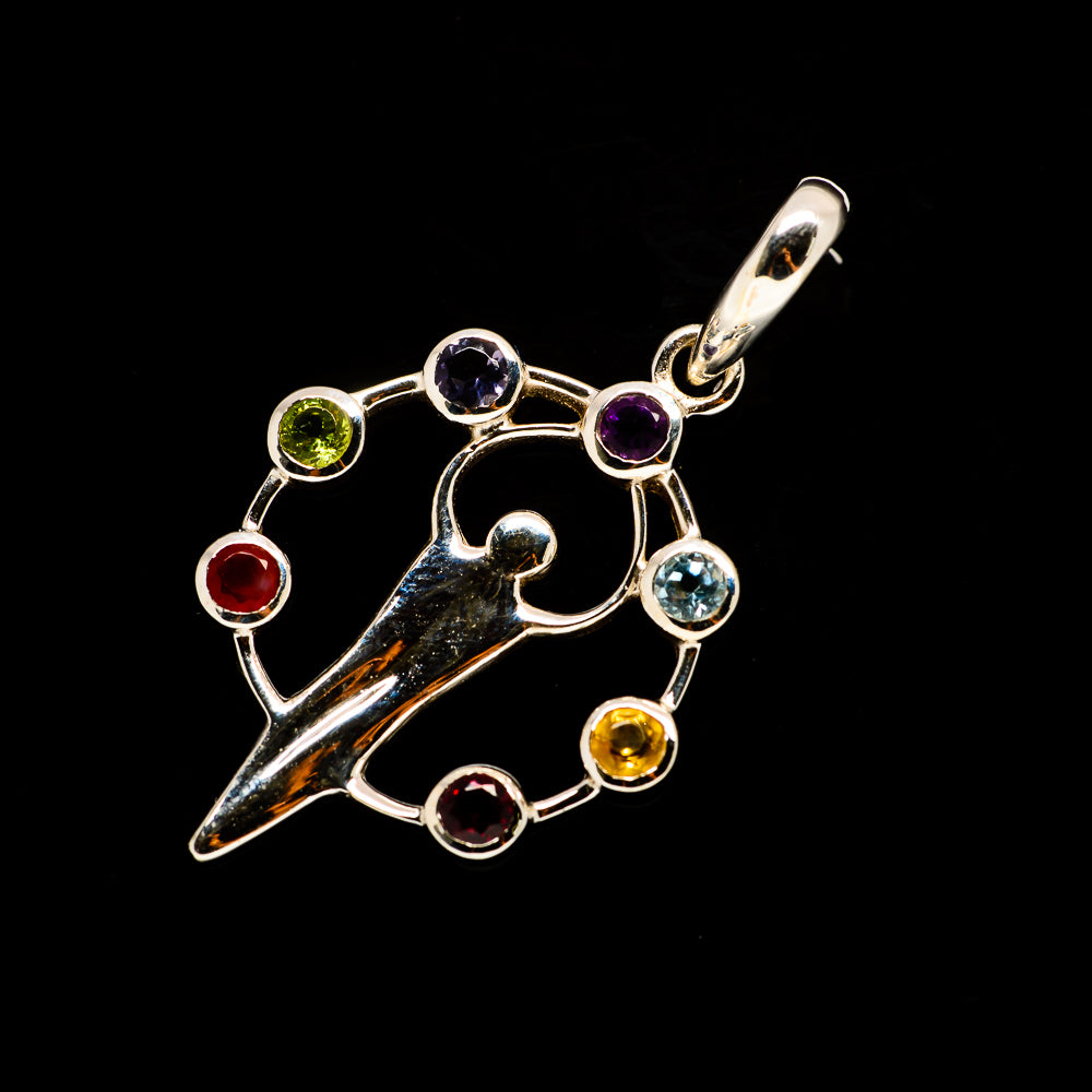 Multi-Stone Chakra Pendants handcrafted by Ana Silver Co - PD732789