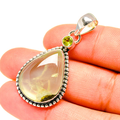 Prehnite Pendants handcrafted by Ana Silver Co - PD7328