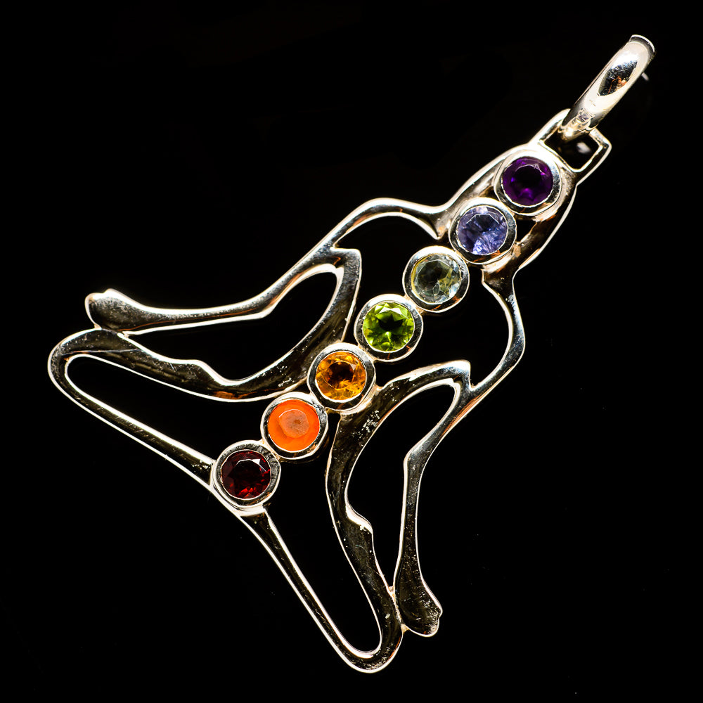 Multi-Stone Chakra Pendants handcrafted by Ana Silver Co - PD733183