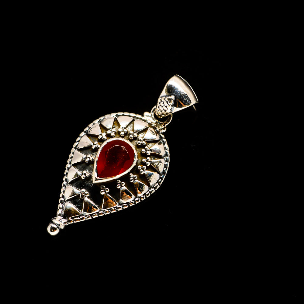 Red Onyx Pendants handcrafted by Ana Silver Co - PD733231