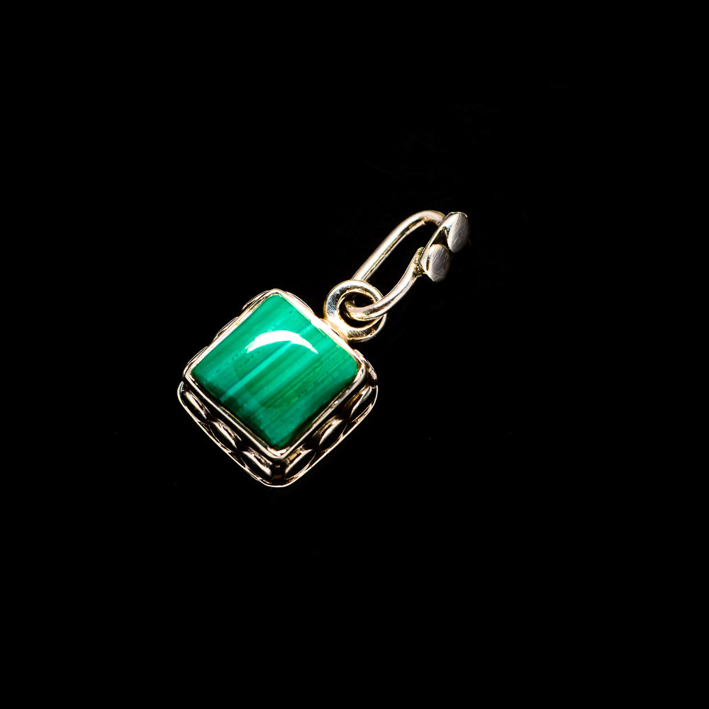 Malachite Pendants handcrafted by Ana Silver Co - PD733811