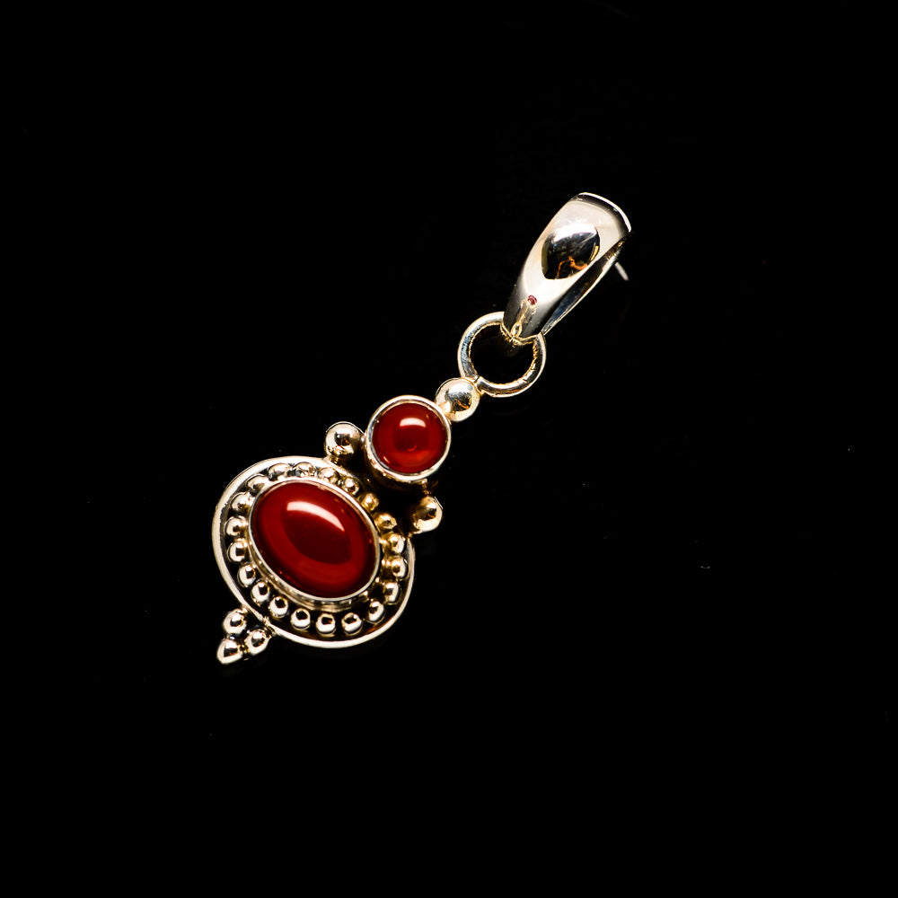 Red Onyx Pendants handcrafted by Ana Silver Co - PD733951