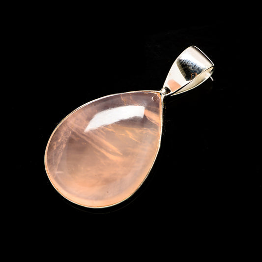 Rose Quartz Pendants handcrafted by Ana Silver Co - PD733987