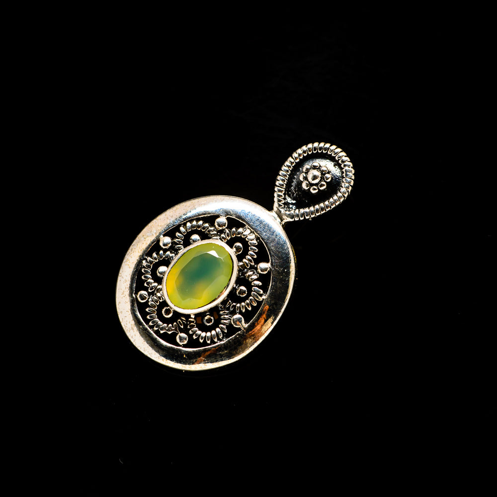 Prehnite Pendants handcrafted by Ana Silver Co - PD734079