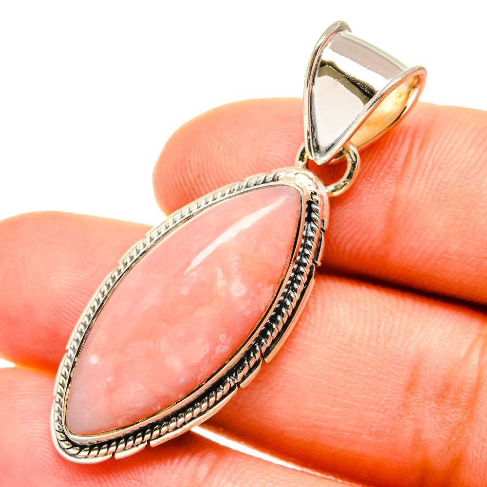 Pink Opal Pendants handcrafted by Ana Silver Co - PD7342