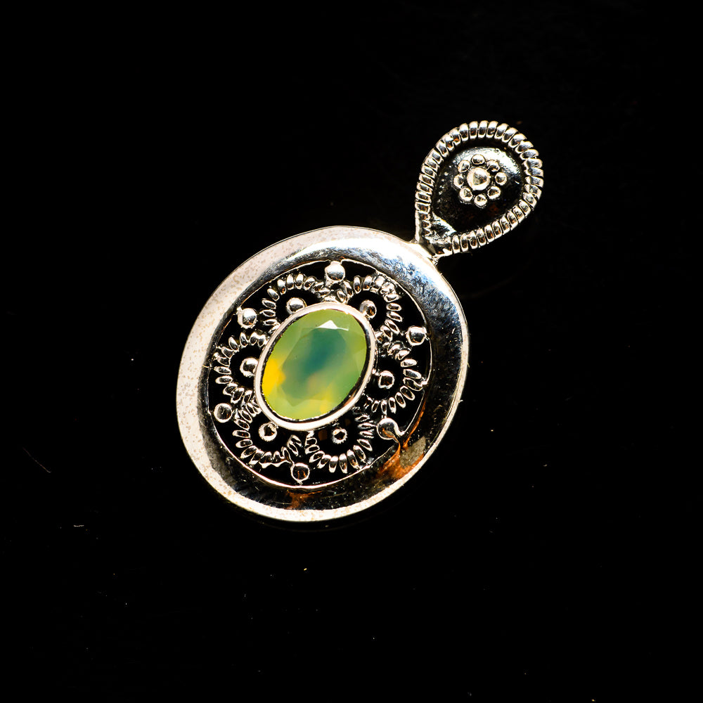 Prehnite Pendants handcrafted by Ana Silver Co - PD734216