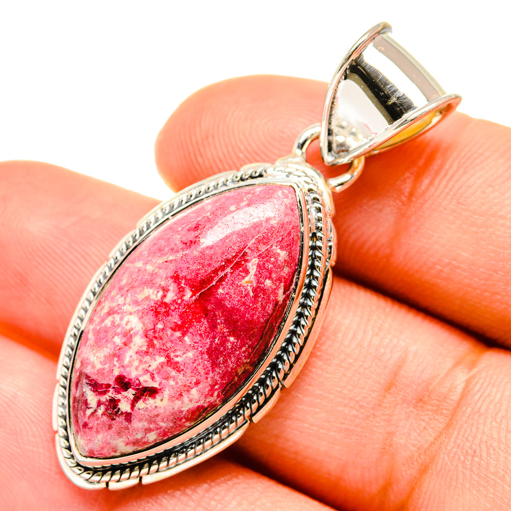 Thulite Pendants handcrafted by Ana Silver Co - PD7345