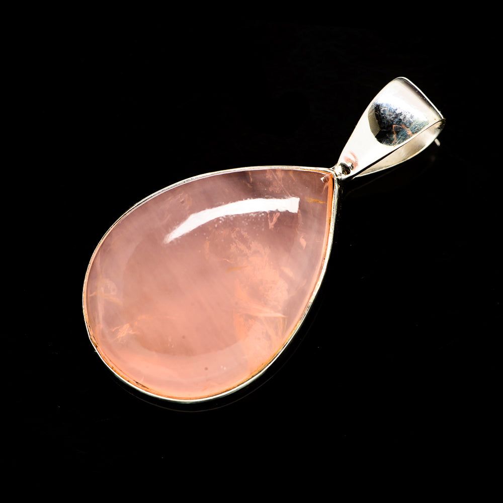 Rose Quartz Pendants handcrafted by Ana Silver Co - PD734612