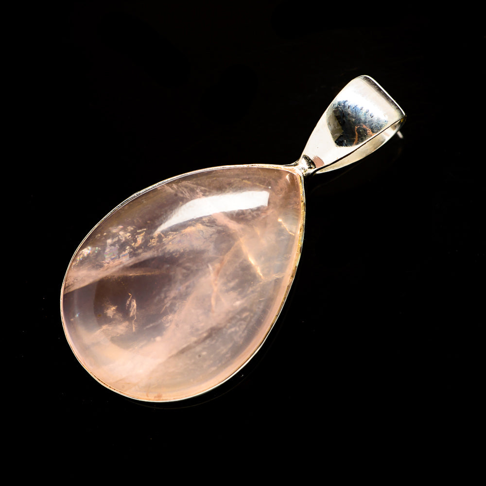 Rose Quartz Pendants handcrafted by Ana Silver Co - PD734754