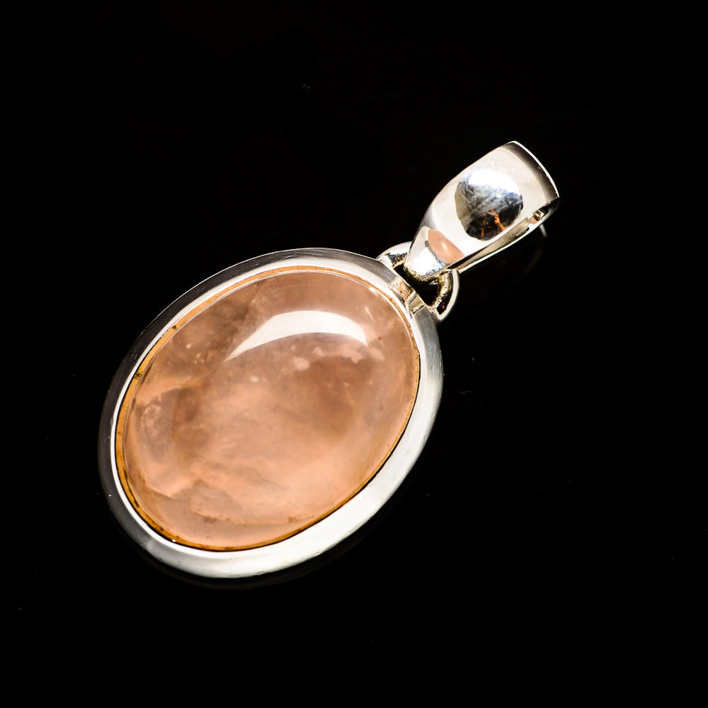 Rose Quartz Pendants handcrafted by Ana Silver Co - PD735028