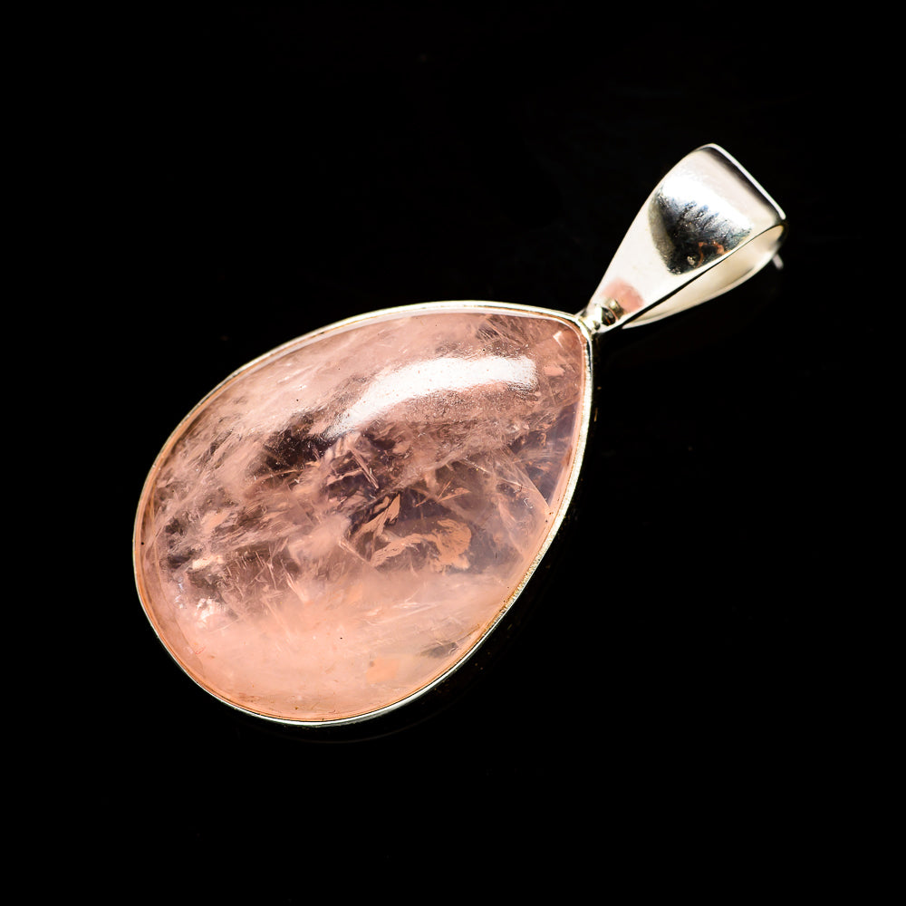 Rose Quartz Pendants handcrafted by Ana Silver Co - PD735070
