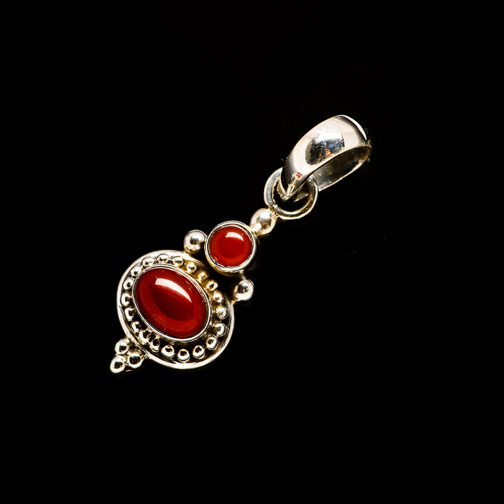 Red Onyx Pendants handcrafted by Ana Silver Co - PD735303
