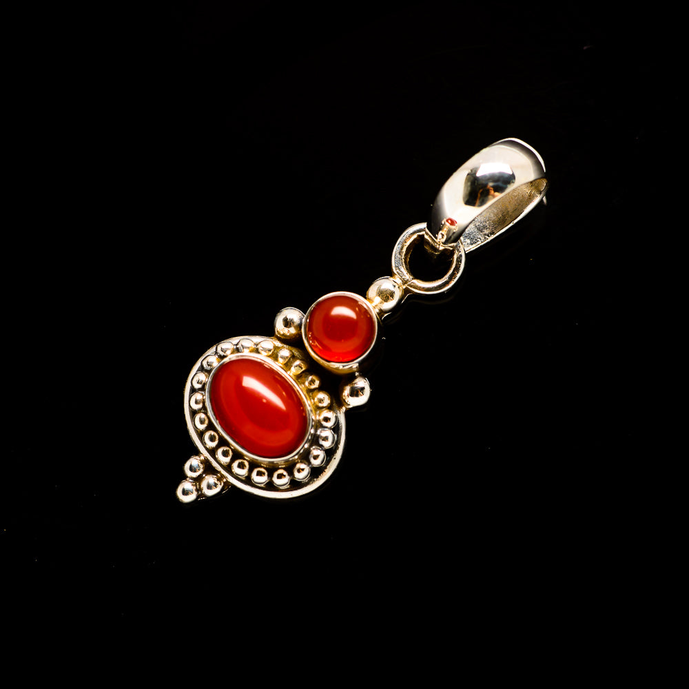 Red Onyx Pendants handcrafted by Ana Silver Co - PD735307