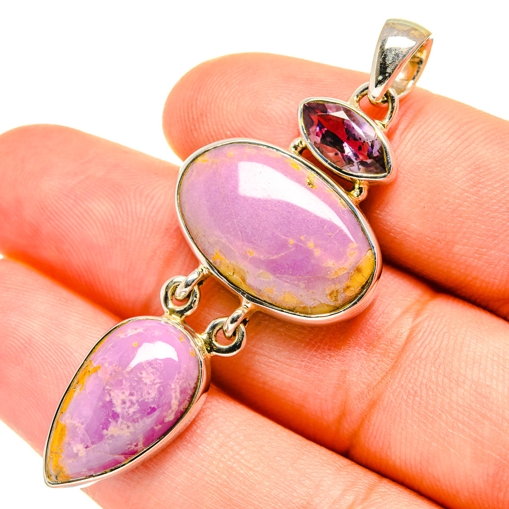 Phosphosiderite Pendants handcrafted by Ana Silver Co - PD7355