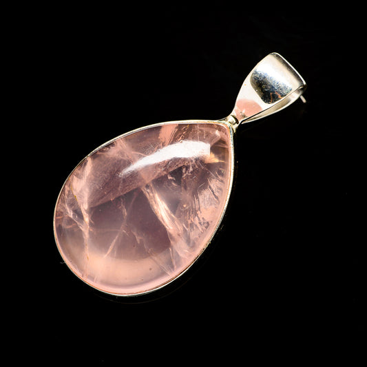 Rose Quartz Pendants handcrafted by Ana Silver Co - PD735656