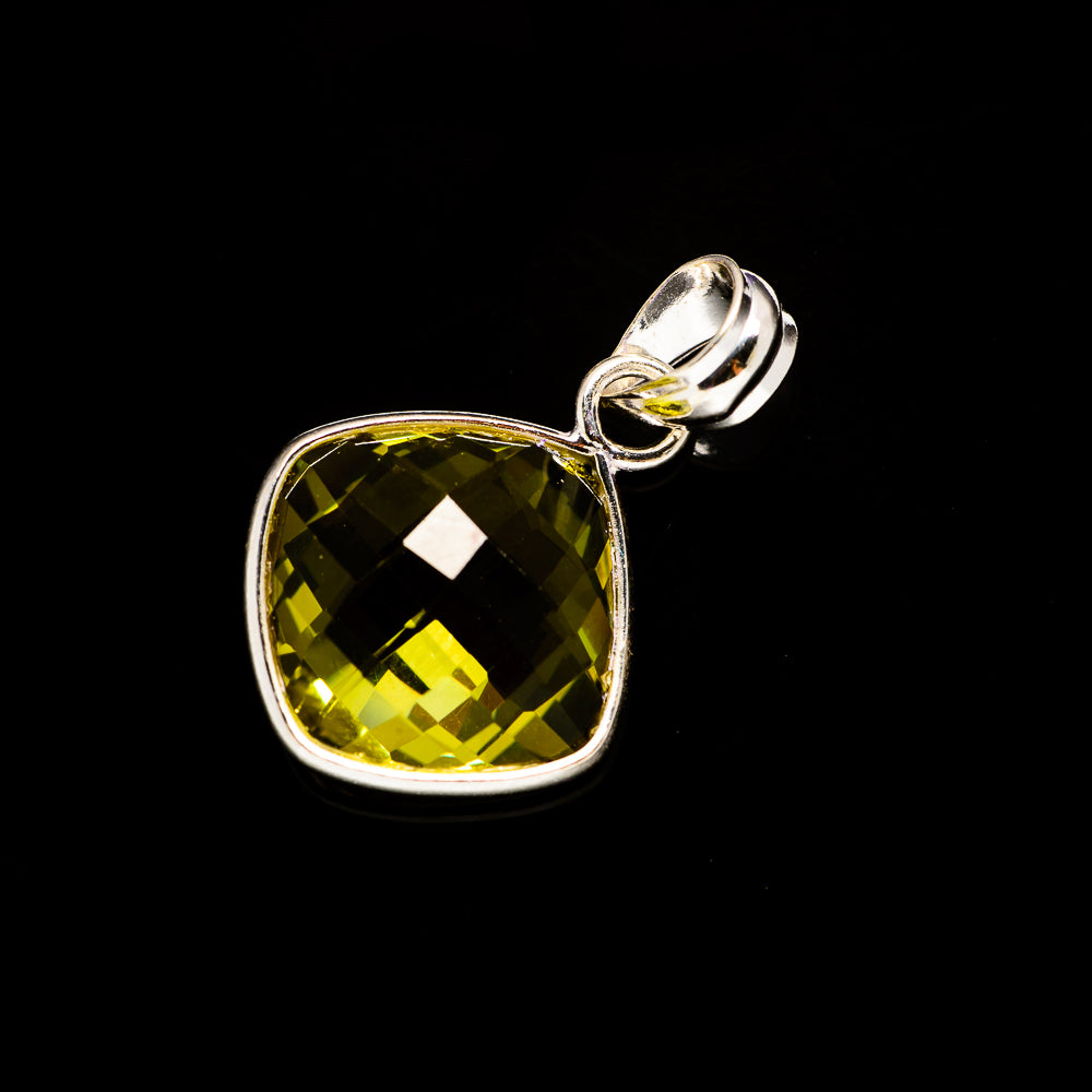 Lemon Quartz Pendants handcrafted by Ana Silver Co - PD735705