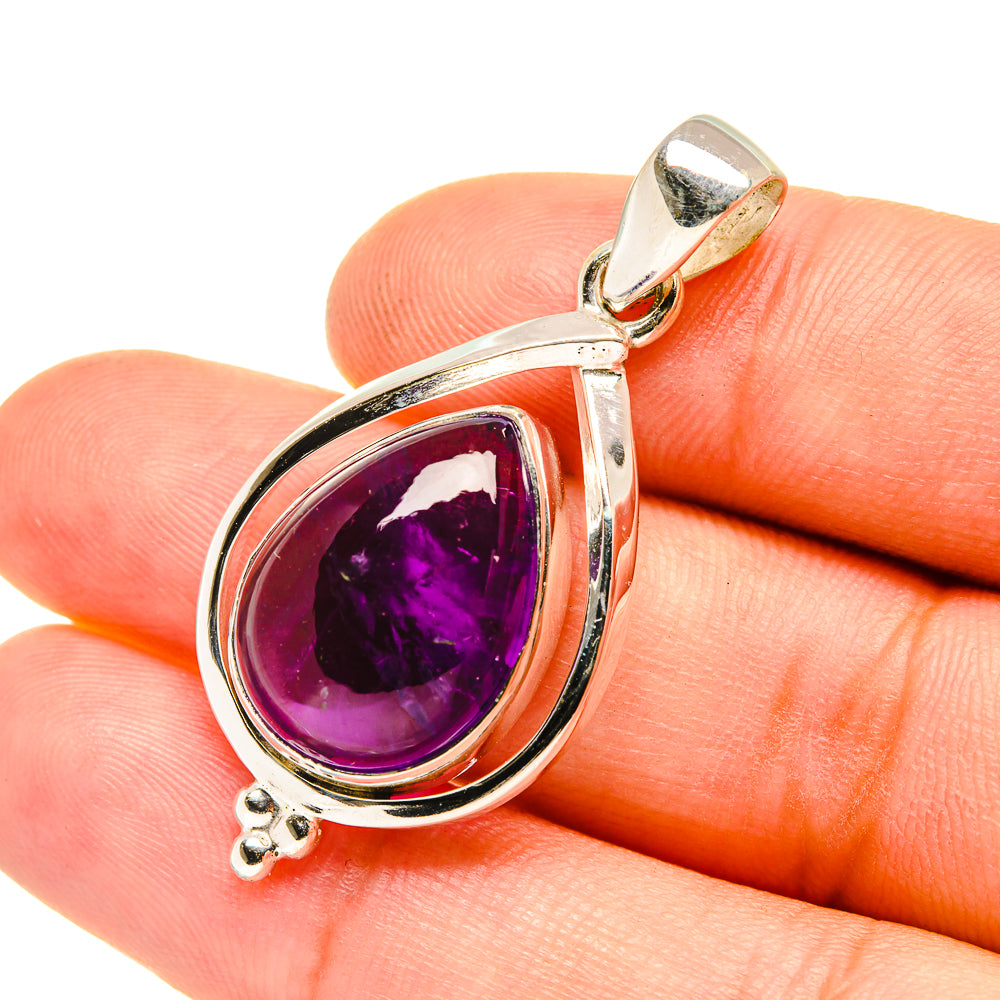 Amethyst Pendants handcrafted by Ana Silver Co - PD7359