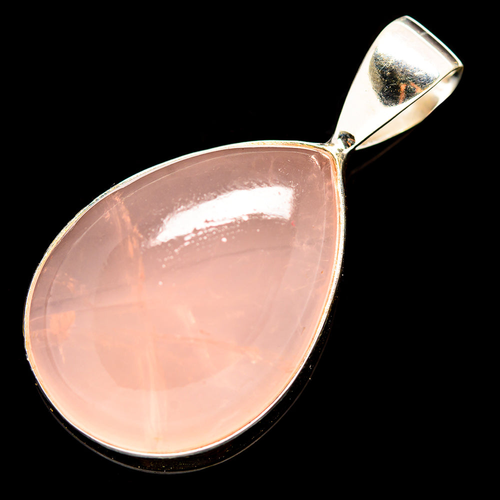 Rose Quartz Pendants handcrafted by Ana Silver Co - PD736006