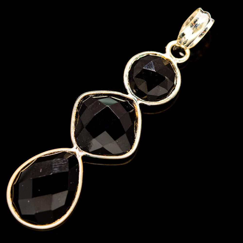 Black Onyx Pendants handcrafted by Ana Silver Co - PD736060