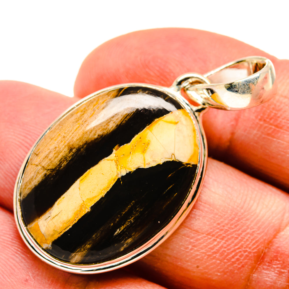 Peanut Wood Jasper Pendants handcrafted by Ana Silver Co - PD736647
