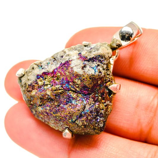 Titanium Druzy Pendants handcrafted by Ana Silver Co - PD7367