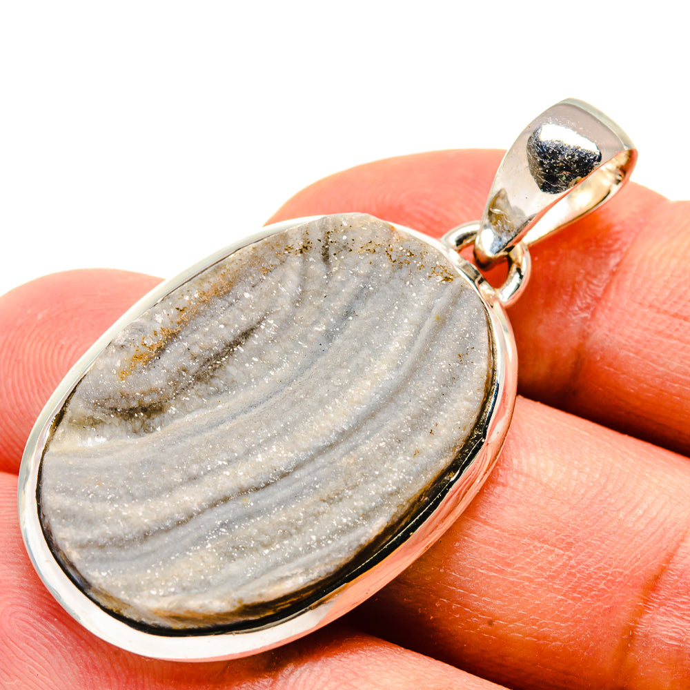 Desert Druzy Pendants handcrafted by Ana Silver Co - PD736702
