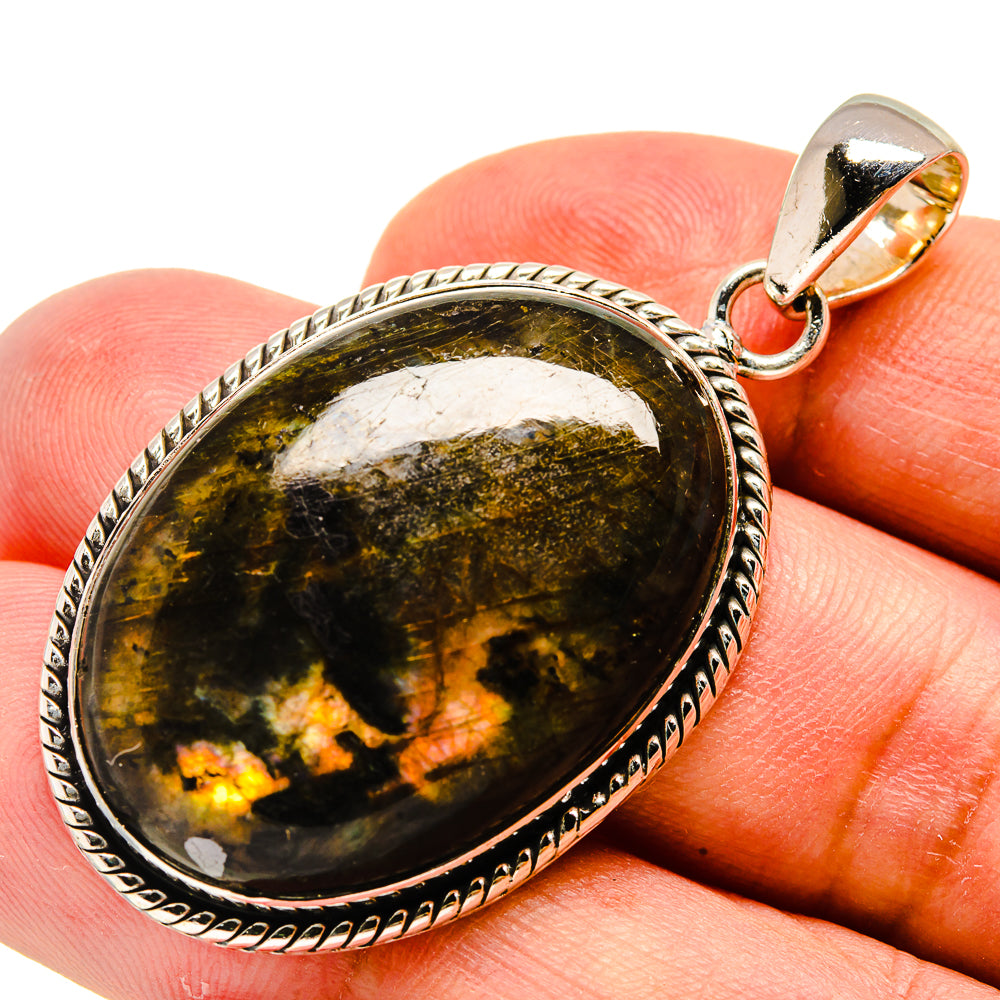 Labradorite Pendants handcrafted by Ana Silver Co - PD736708