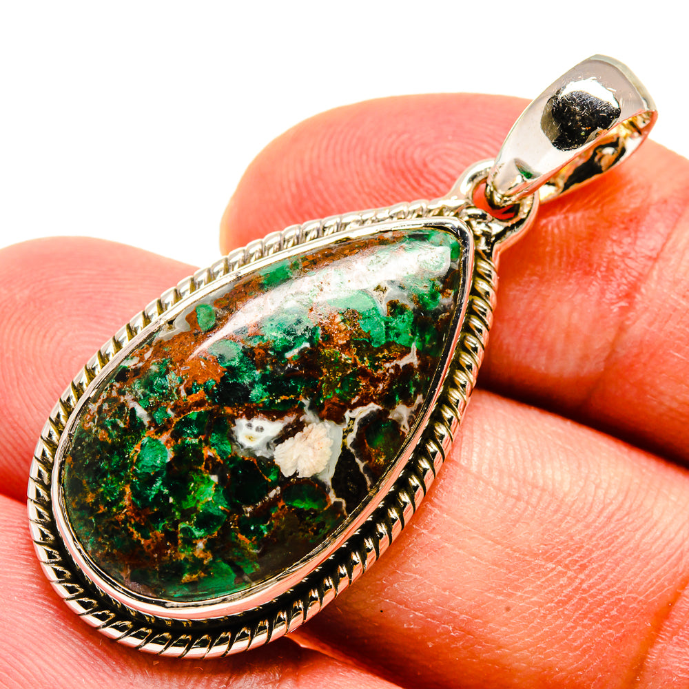 Chrysocolla Pendants handcrafted by Ana Silver Co - PD736746
