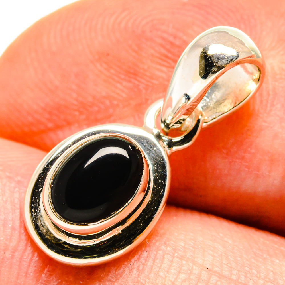 Black Onyx Pendants handcrafted by Ana Silver Co - PD737331