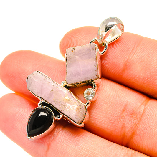 Kunzite Pendants handcrafted by Ana Silver Co - PD7375