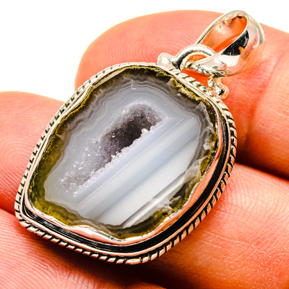 Coconut Geode Druzy Pendants handcrafted by Ana Silver Co - PD737730