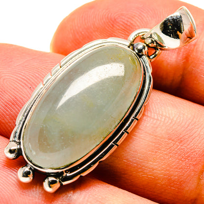 Prehnite Pendants handcrafted by Ana Silver Co - PD737736