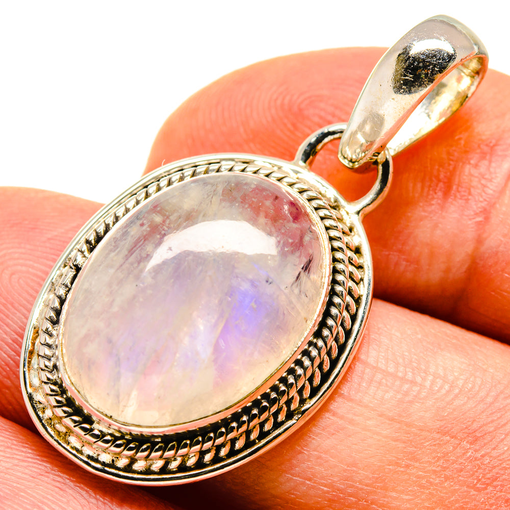 Rainbow Moonstone Pendants handcrafted by Ana Silver Co - PD737745