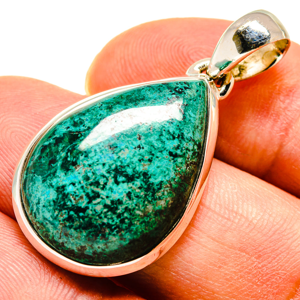 Chrysocolla Pendants handcrafted by Ana Silver Co - PD737749