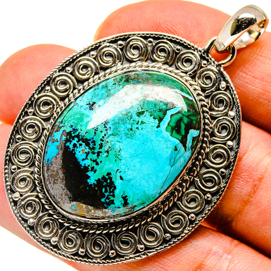 Shattuckite Pendants handcrafted by Ana Silver Co - PD737771