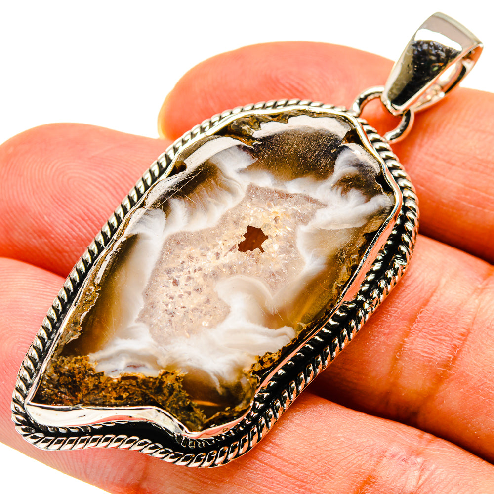 Occo Geode Slice Pendants handcrafted by Ana Silver Co - PD737775