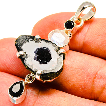 Coconut Geode Druzy Pendants handcrafted by Ana Silver Co - PD737797