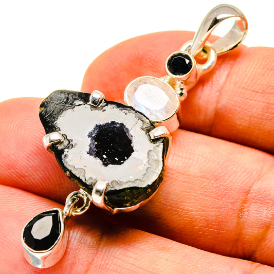 Coconut Geode Druzy Pendants handcrafted by Ana Silver Co - PD737797