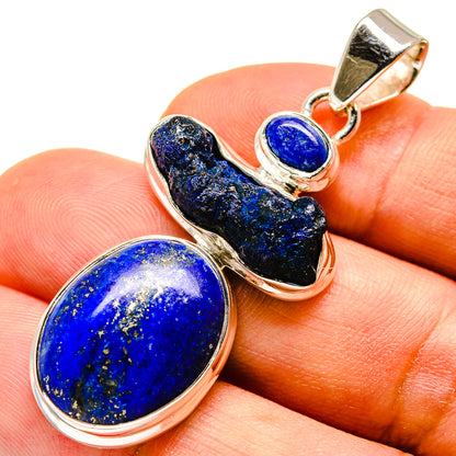 Lapis Lazuli Pendants handcrafted by Ana Silver Co - PD737807