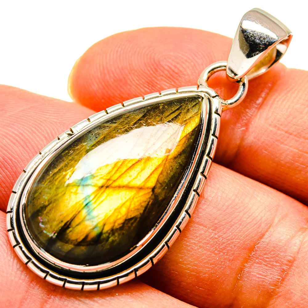 Labradorite Pendants handcrafted by Ana Silver Co - PD737820